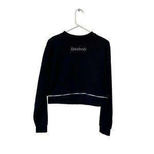 Reebok Women's Cropped Pull Over Athletic Sweatshirt S